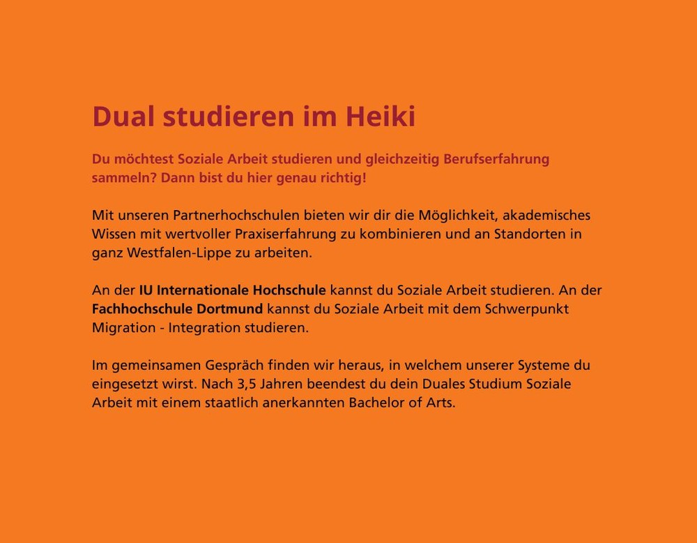 Infotext Duales Studium